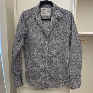 Frank & Eileen Barry Crinkle Shirt. Woven in Italy of 100% Cotton. Sweet! EUC